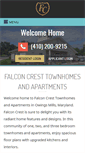 Mobile Screenshot of falconcresttownhomes.com